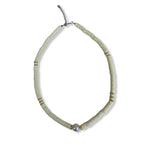 Boho Beaded Necklaces - White with Freshwater Pearl or Black-Pink Waters 