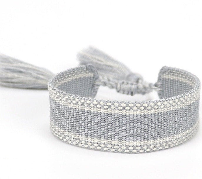 Canvas Personalised Friendship Bracelet-Pink Waters 