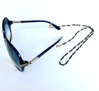 Beaded Sunglasses/ Mask chain. Multi Function.-Pink Waters 