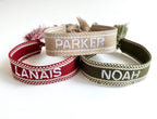 Canvas Personalised Friendship Bracelet-Pink Waters 