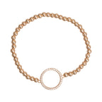 Heart & Star Beaded Layering Bracelet ( Various Stack Options)- Gold-Pink Waters 