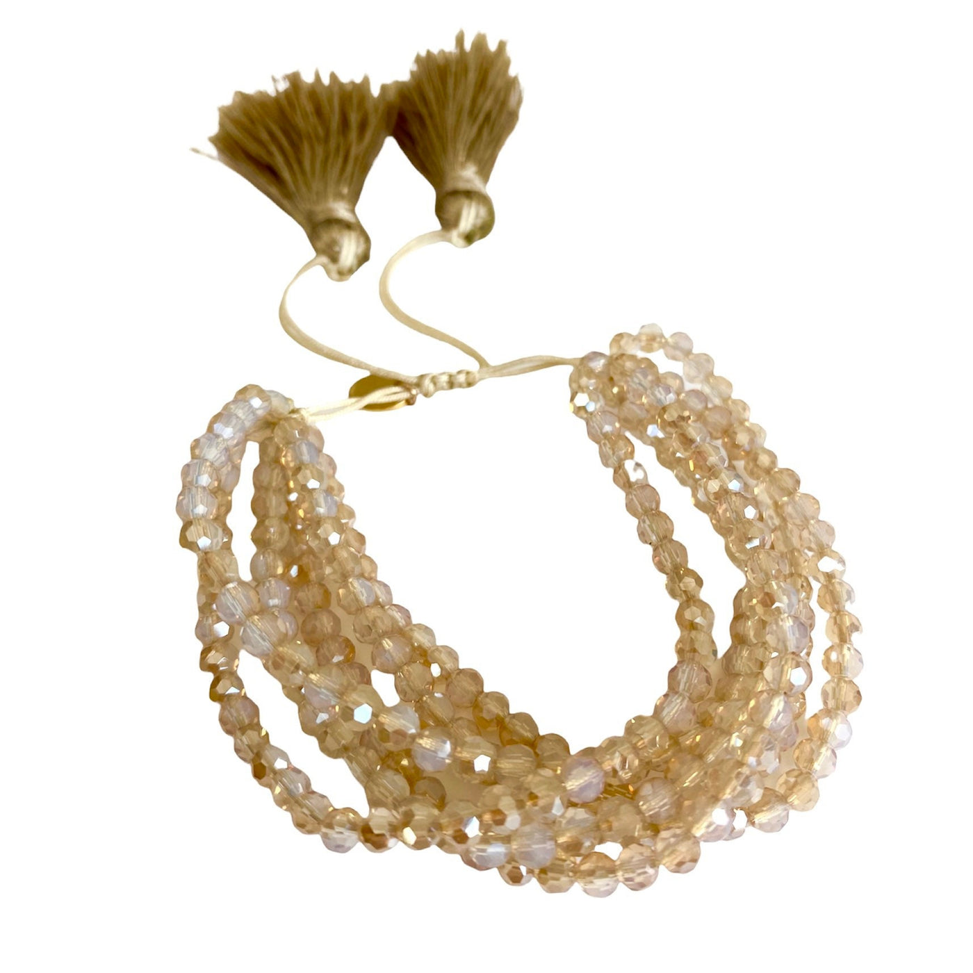 MIYUKI Beaded Stack. bohemian style beaded bracelets. - Pink Waters 