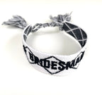 Canvas Friendship Bracelet - Bridesmaid/Good Vibes Only/Stay Safe-Pink Waters 