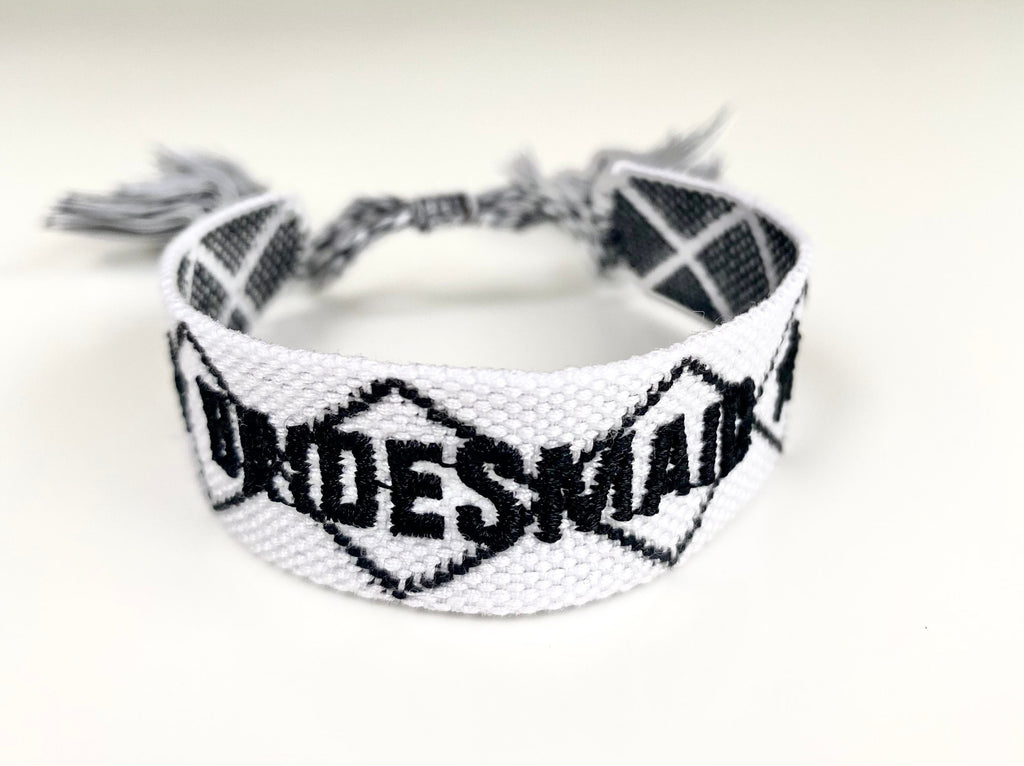 Canvas Friendship Bracelet - Bridesmaid/Good Vibes Only/Stay Safe-Pink Waters 