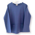 Sweatshirt with wide waist/pockets-Pink Waters 
