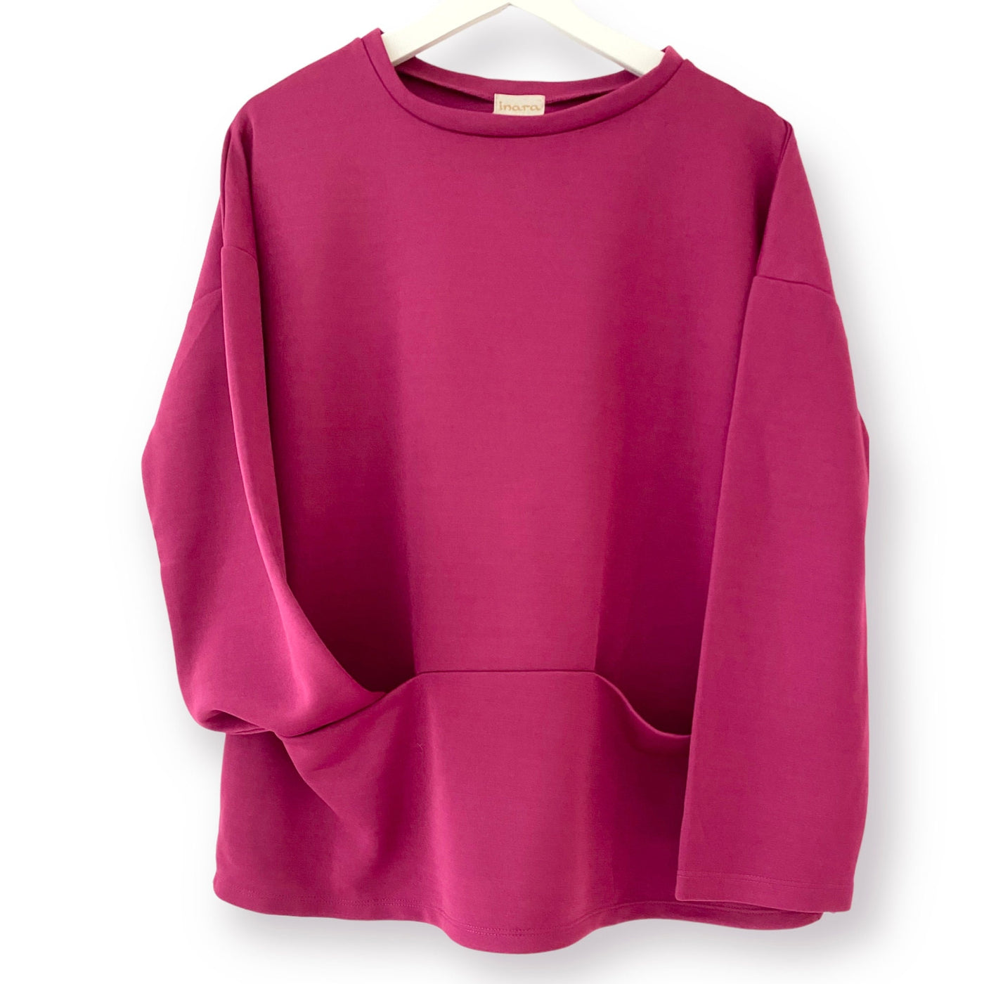 Sweatshirt with wide waist/pockets - Pink Waters 